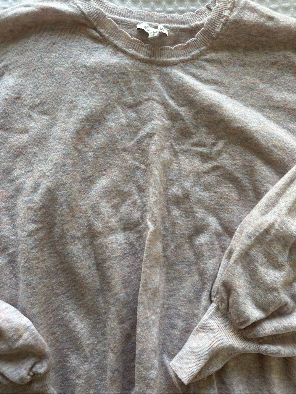 Pink marbled sweater - Picture 3 of 5